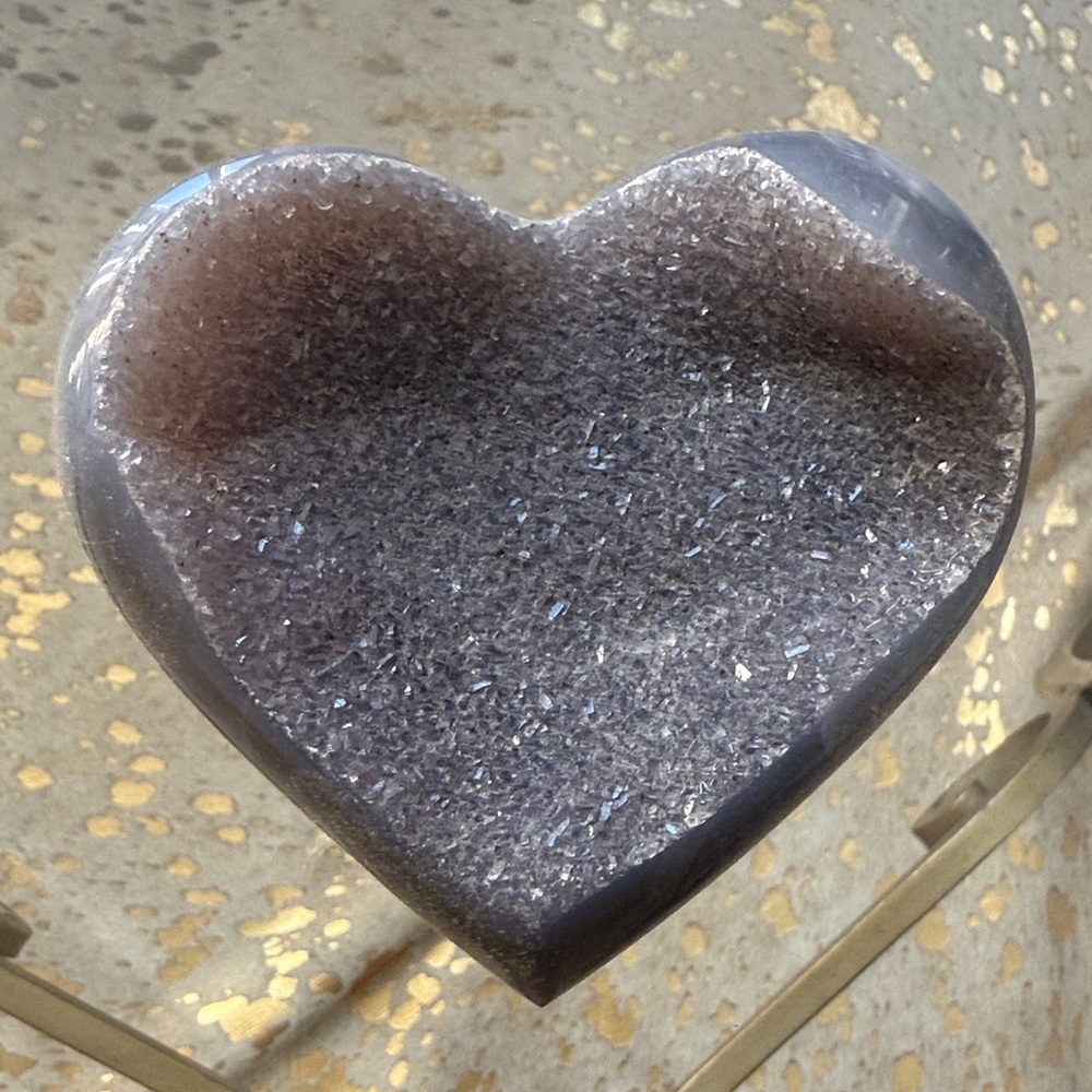 Heart-Shaped Geode Crystal